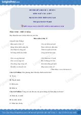 Đề thi giữa kì 1 Văn 7 Chân trời sáng tạo - Đề số 1